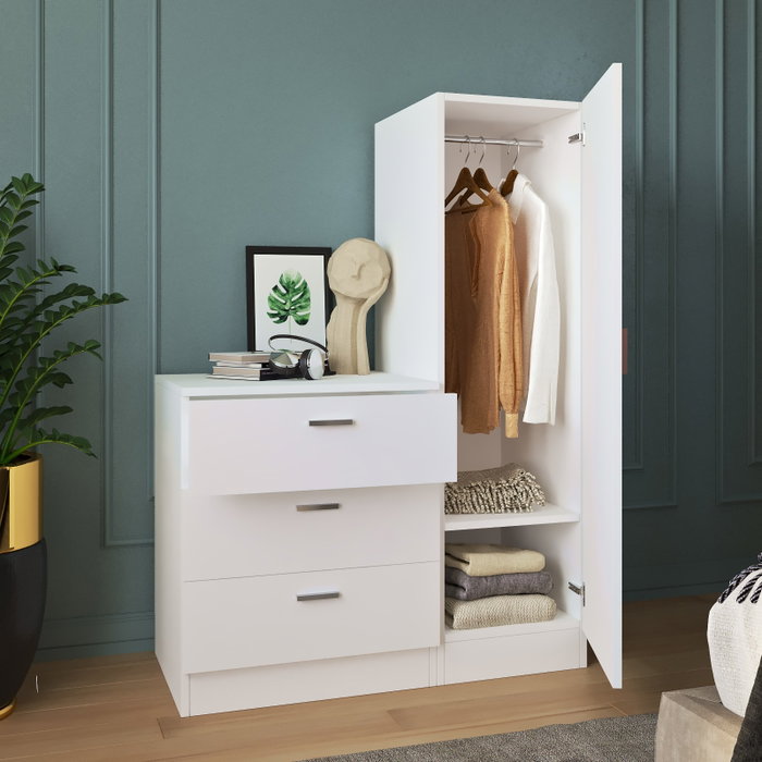 Hanah Home Armario Multiusos Cc6-W Blanco Hanah Home Armario Multiusos Cc6-W Blanco